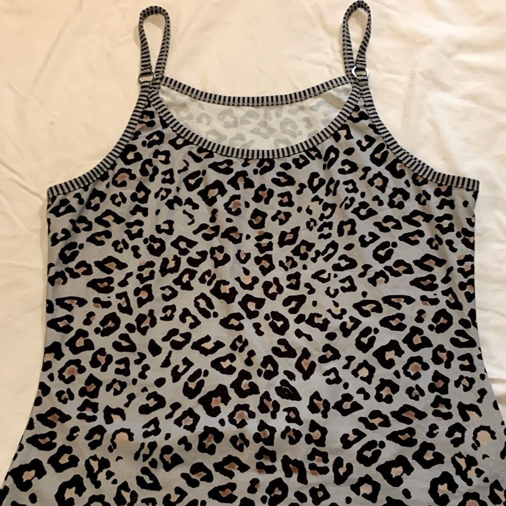Leopard Print Tank Top